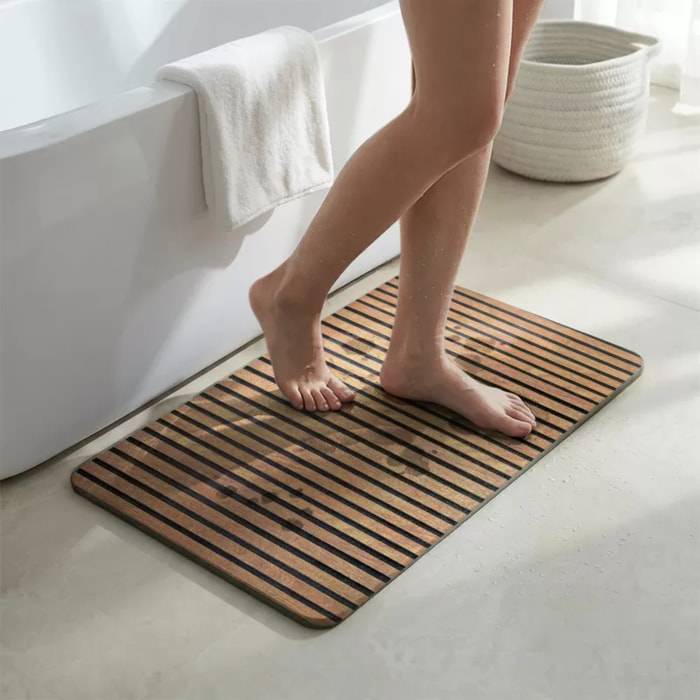 TAPIS DE BAIN DIATOMITE TESSA 60X39CM SPIRELLA