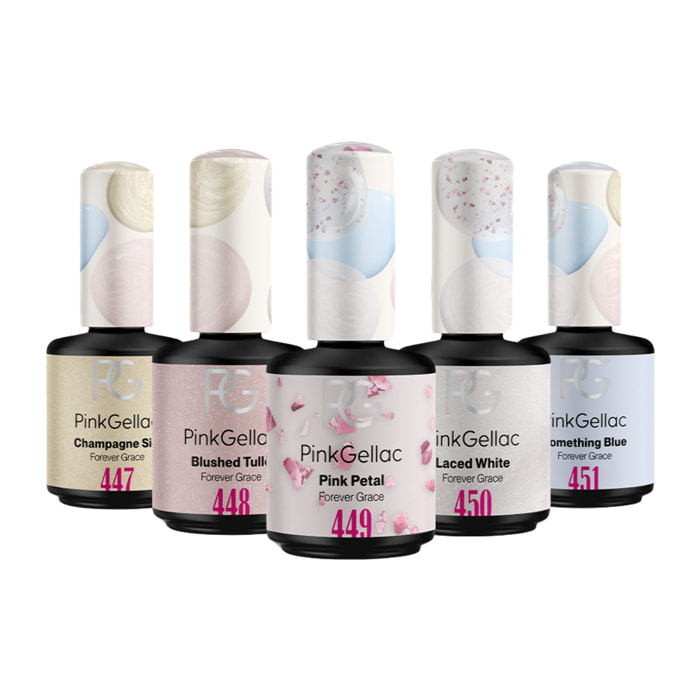 Set vernis semi-permanent - Forever Grace Set - 5 x 15ml