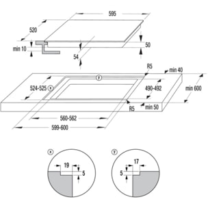 Plaque induction HISENSE HI6443SRWF InfiniteMattGlass