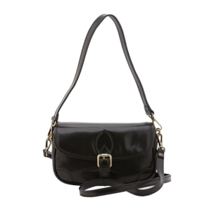 Borsa a tracolla da donna - Modello False - Vera pelle - 14.0 x 23.0 x 9.0 cm