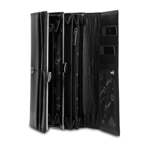 Portafoglio donna in vera pelle - Modello Solara Pro - Casual - 18.5 x 10.0 x 3.5 cm