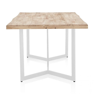 Mesa de comedor Jokul 150 Blanco - Roble