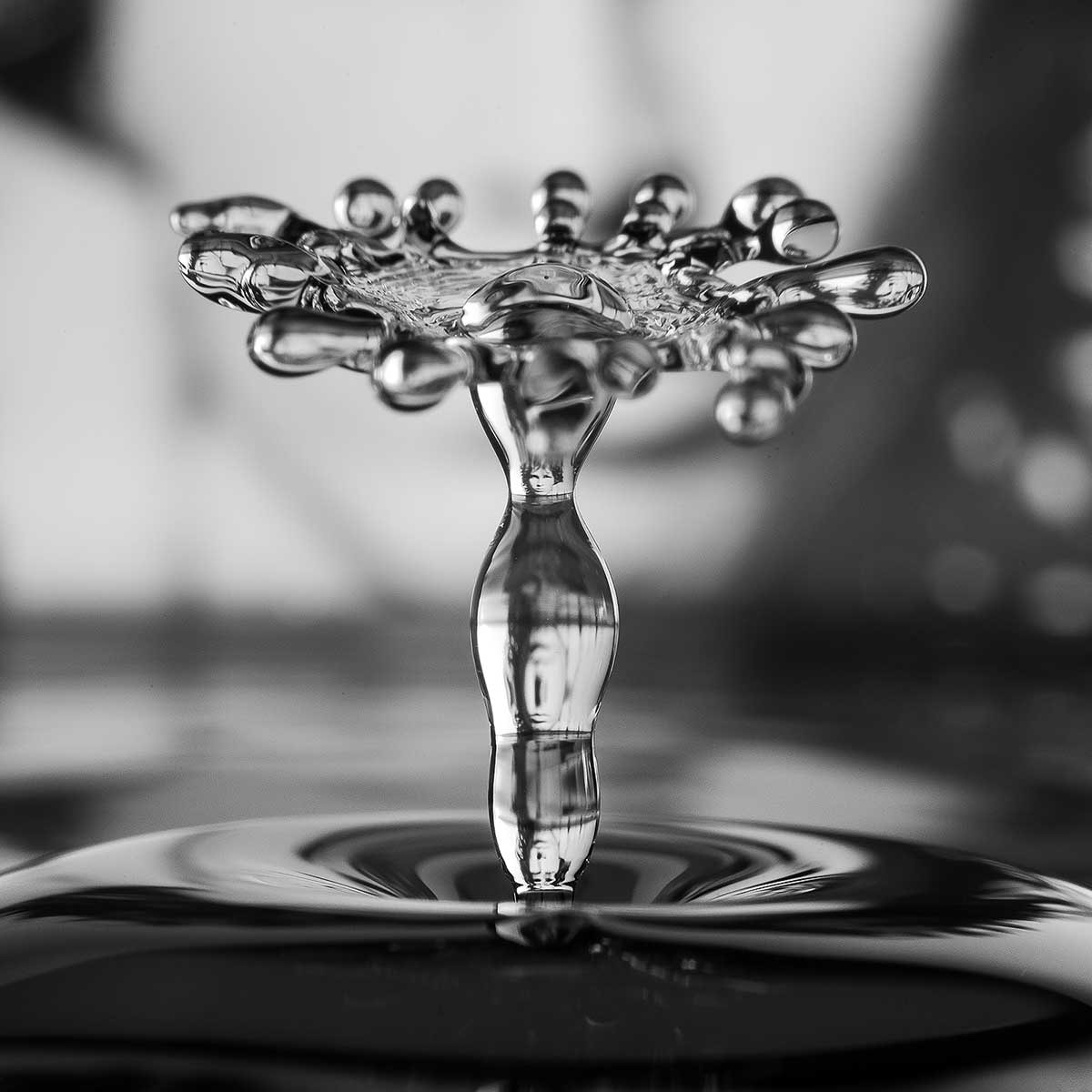 Tableau abstrait liquid drop art tuvia Tableau plexiglas