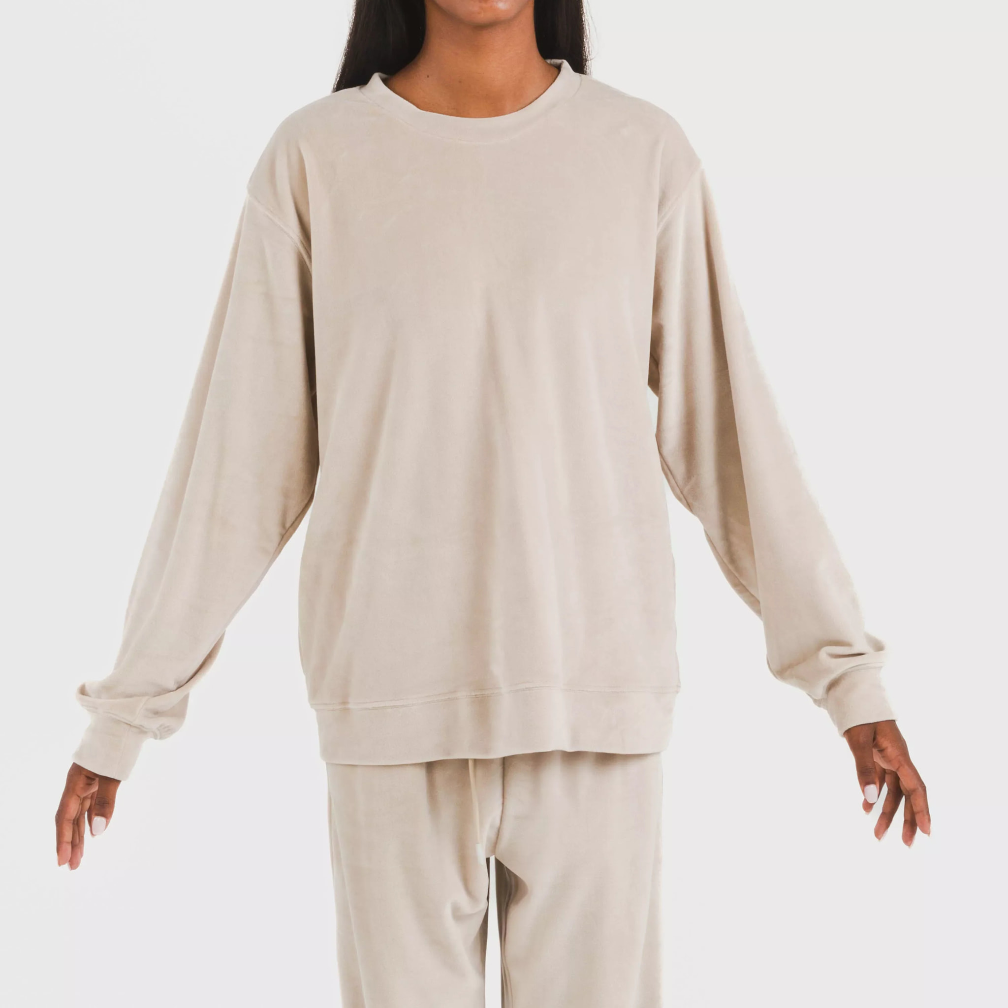 Pijama largo Velvet liso