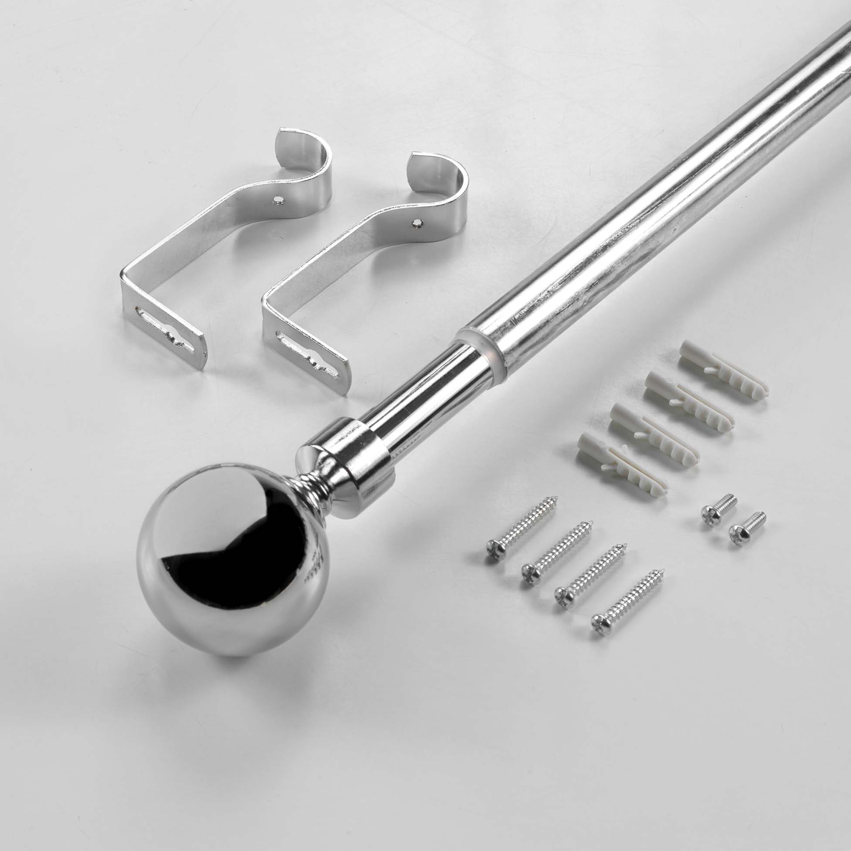 Tringle extensible en kit - Gris