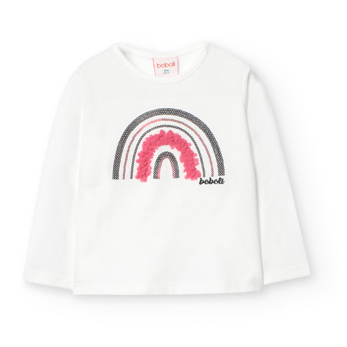 Camiseta punto de bebé niña -BCI