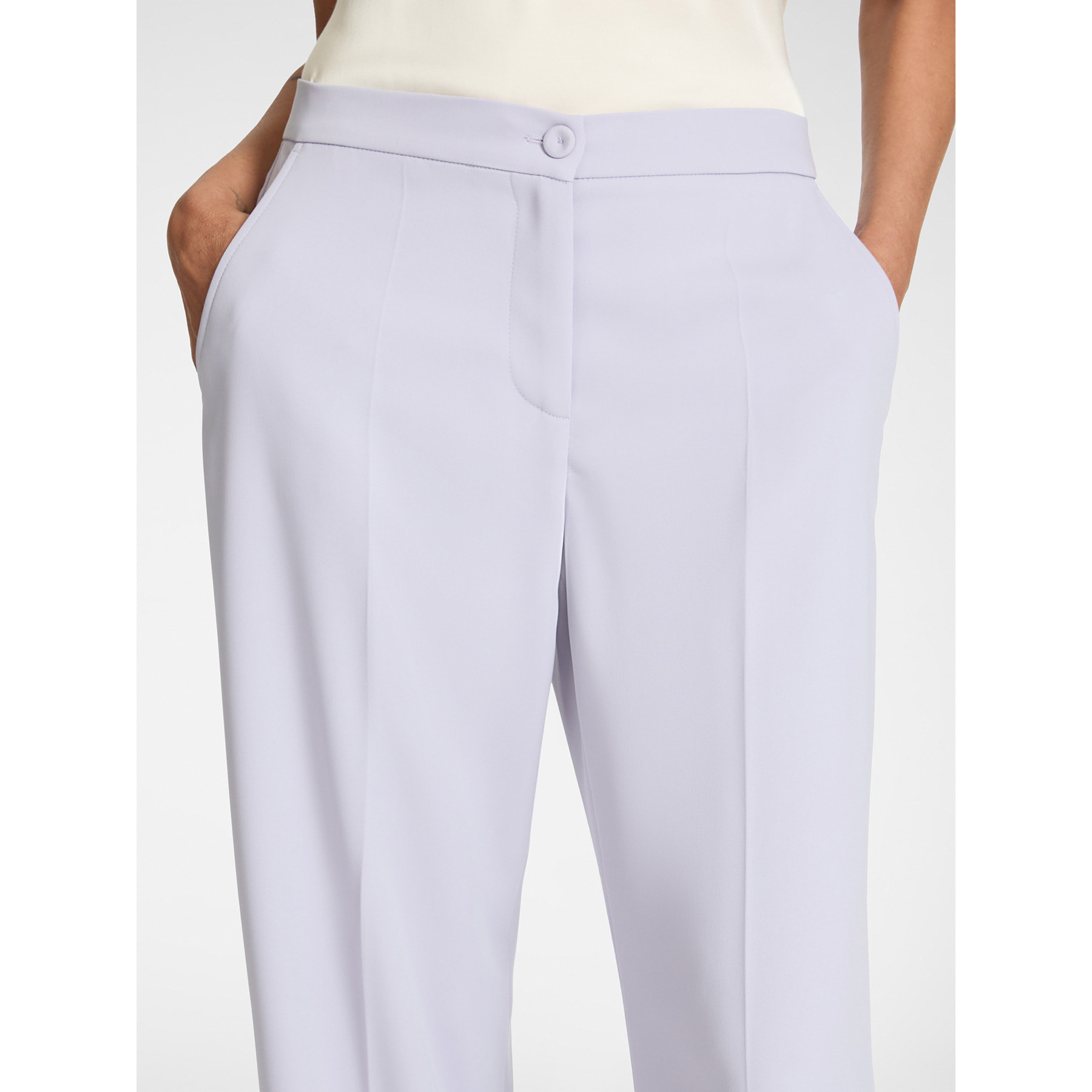 Elena Mirò - Pantaloni in cady - Viola