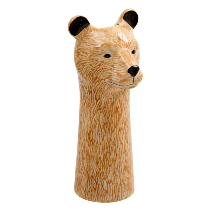 Vase en céramique renard Lisière H.25cm
