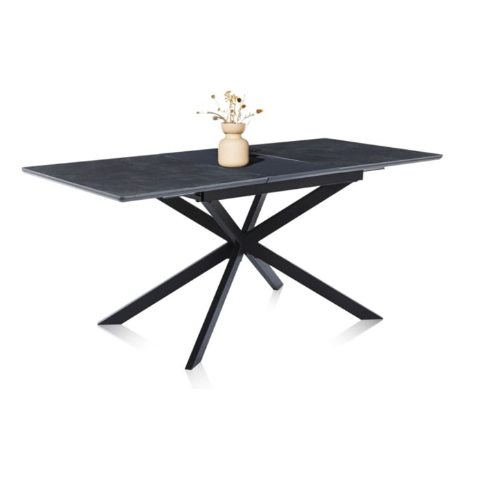 Mesa de comedor extensible Onix Negro