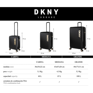 Juego De Maletas Pc Dkny Dkny-3105 Metro Negro
