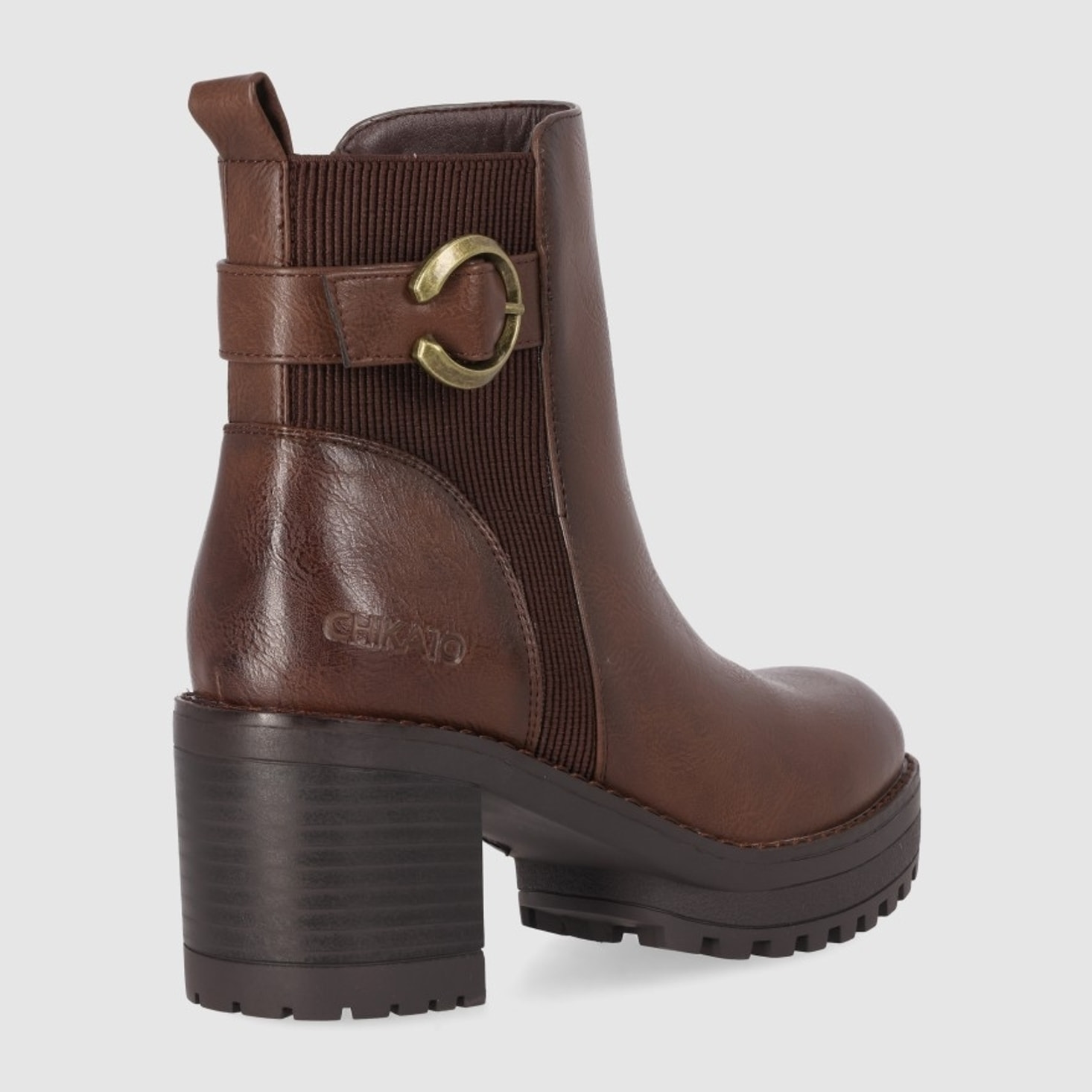 Botines - Marron - Tacón: 5 cm