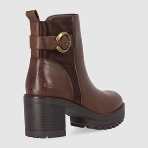 Botines - Marron - Tacón: 5 cm