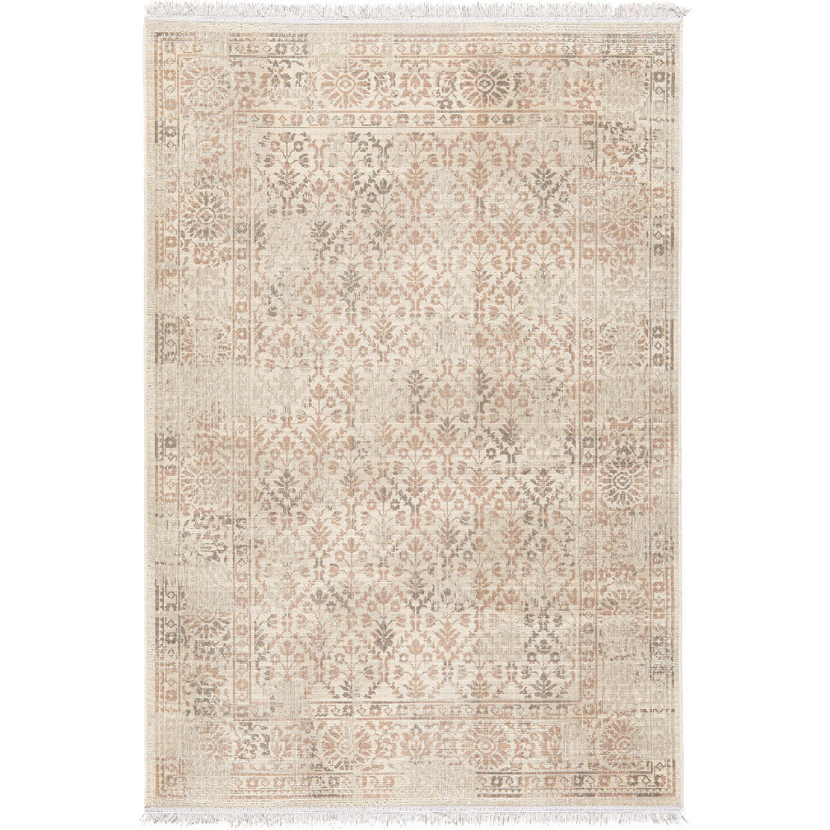 Tapis salon et chambre tissé en coton motif oriental PIMO