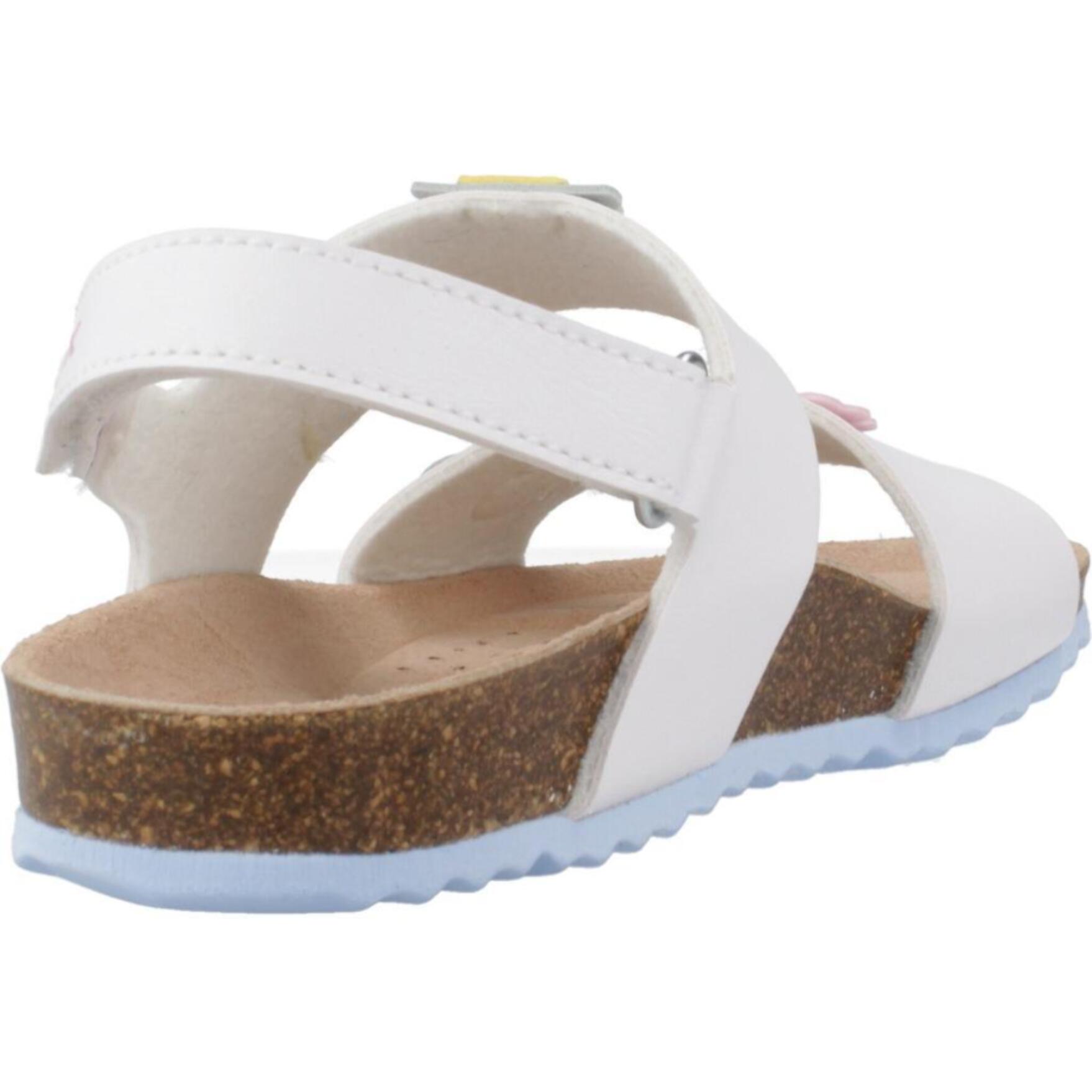Sandalias Niña de la marca GEOX  modelo J ADRIEL GIRL BLANCO