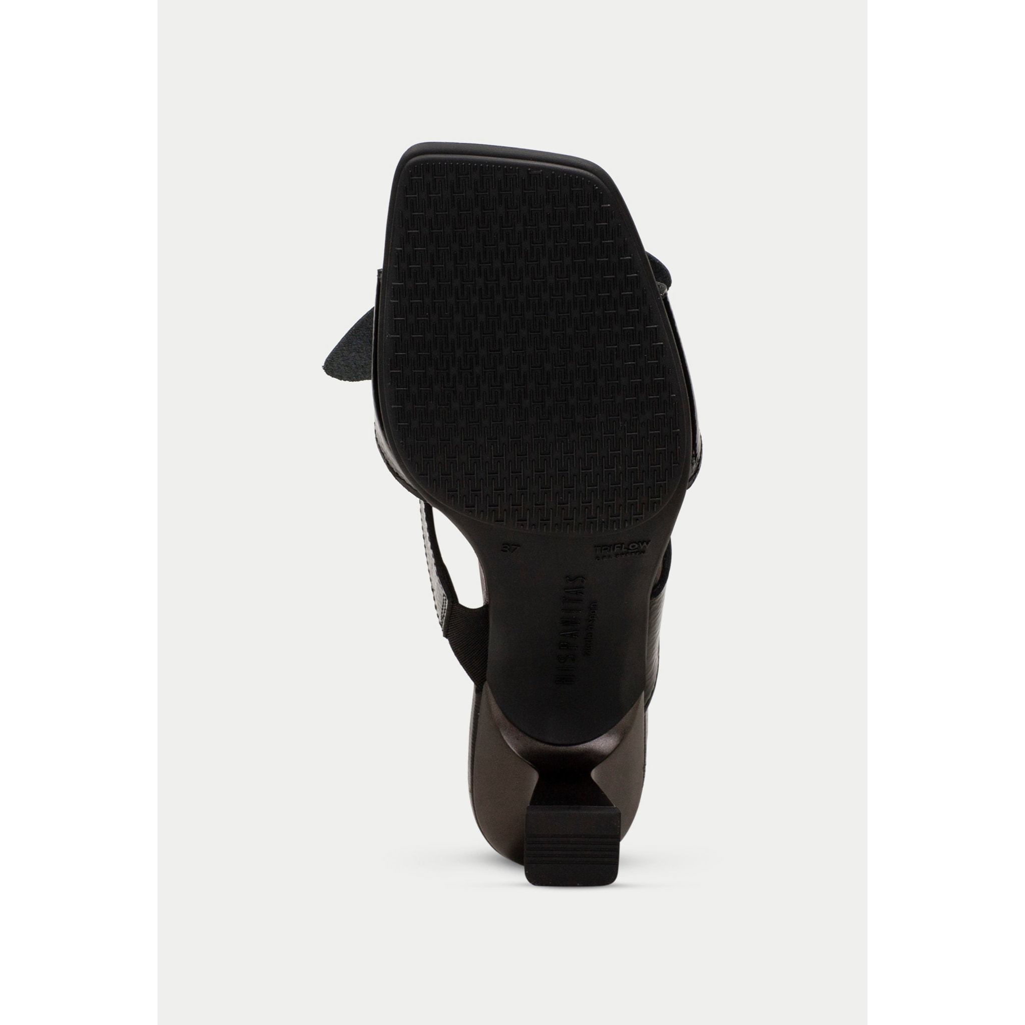 Sandalia Destalonada Danielle Negro 6 cm