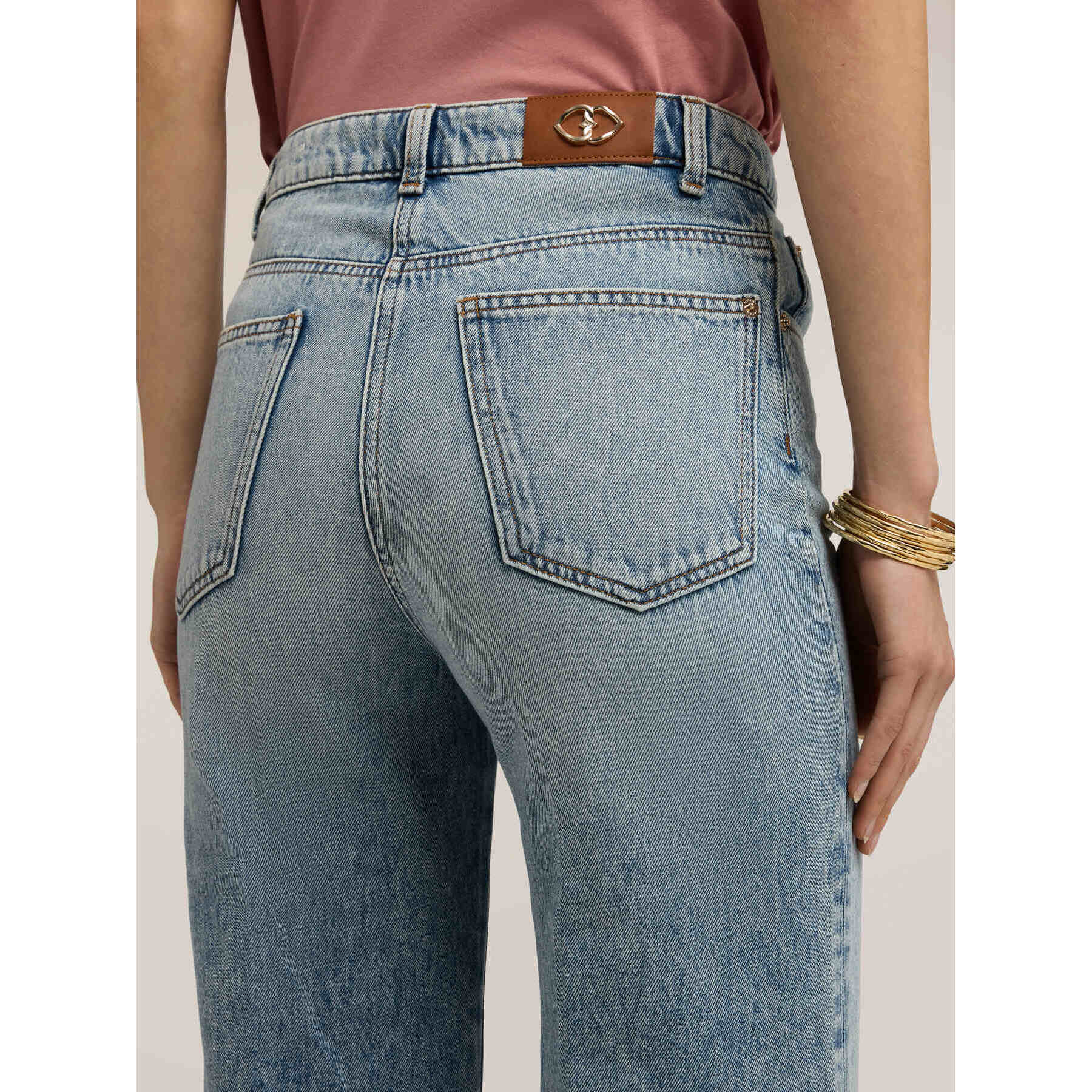 Motivi - Jeans de pierna ancha - Light - blue