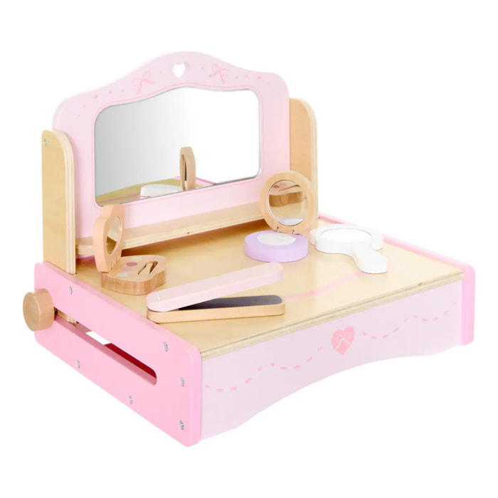 Coffret jeu beauté Elia 25,5x32cm rose