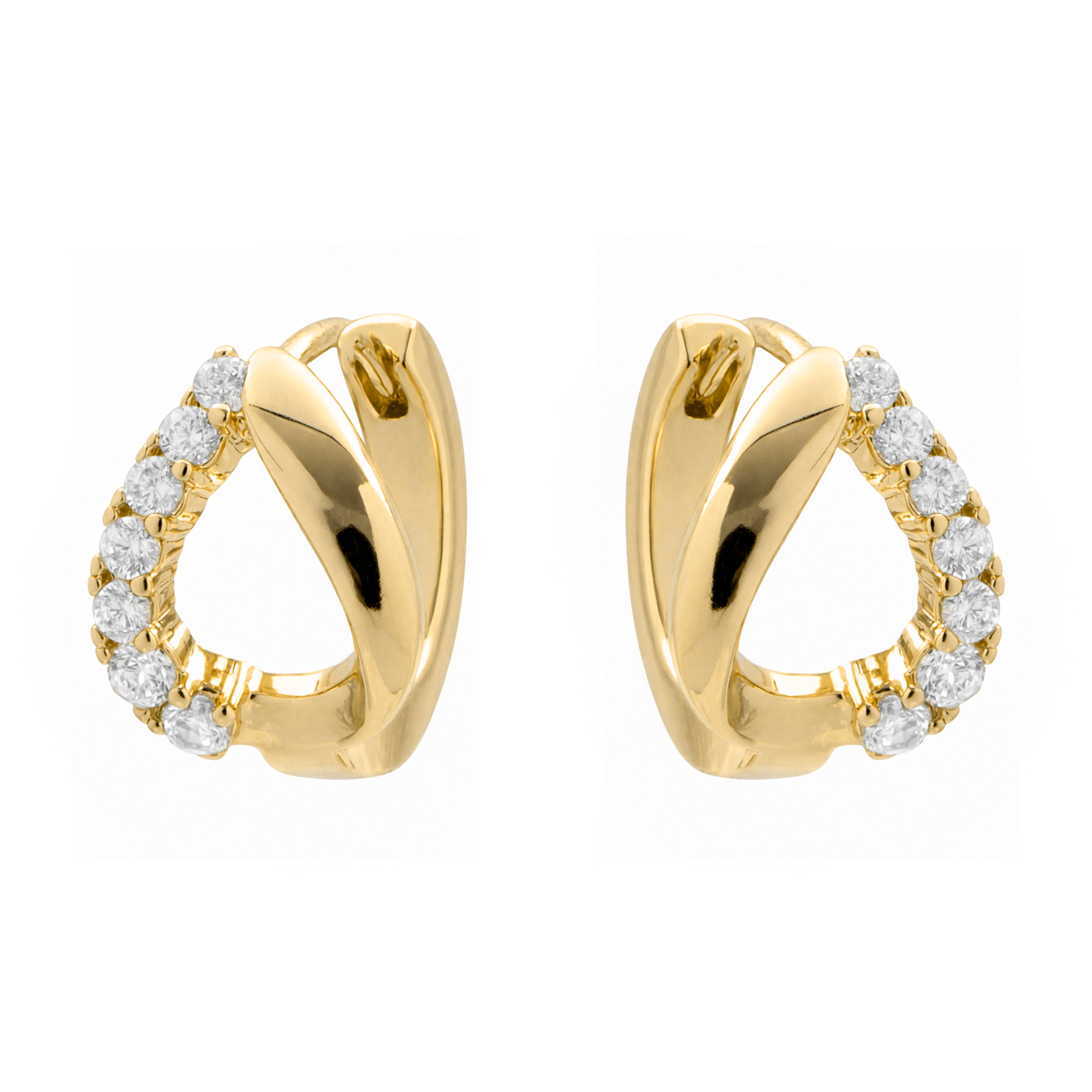 Pendientes Miruc acabado oro amarillo 18k