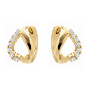 Pendientes Miruc acabado oro amarillo 18k