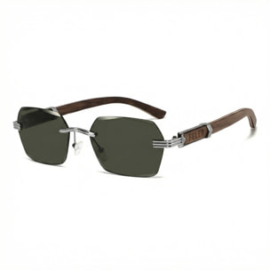 Gafas de Sol Feler 1811-3 Polarizadas de Madera Unisex 57 mm