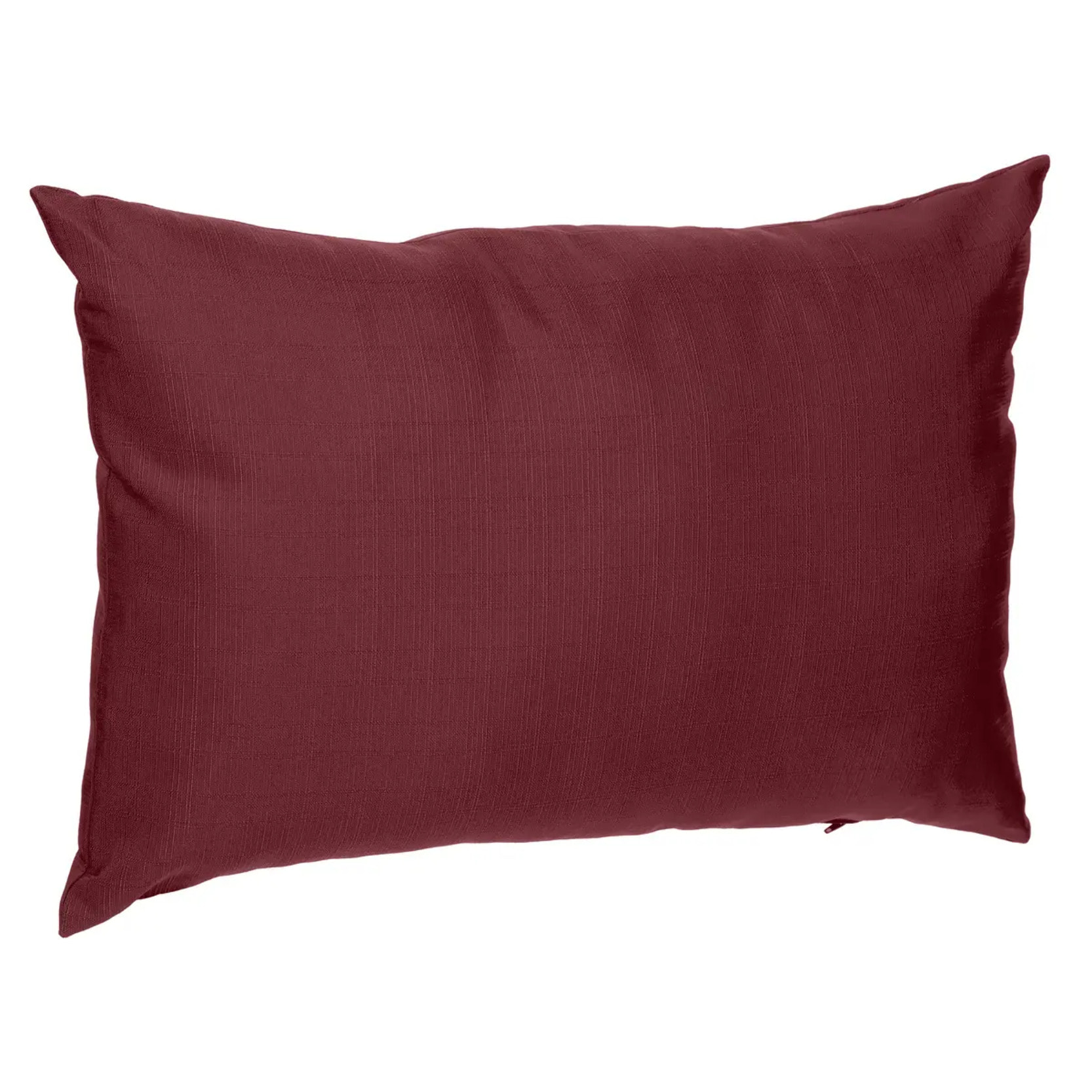 Coussin déco d'extérieur Korai Bordeaux 50x30 cm