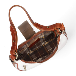 Borsa a spalla da donna - Modello False - Vera pelle - 25.0 x 18.0 x 8.0 cm