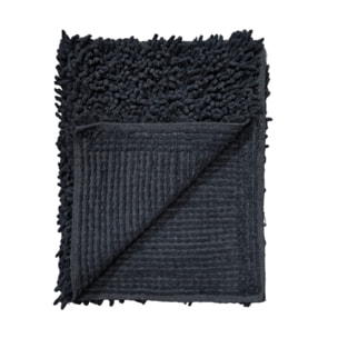 Tapis de salle de bain rectangulaire 40 x 60 cm en coton chenille - SHAGGY