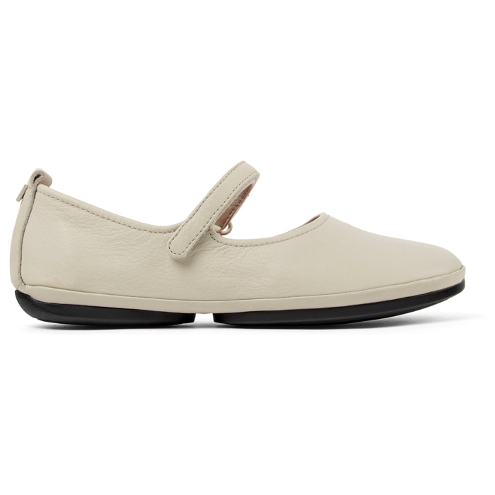 Bailarinas - CAMPER Right Nina - Gris - Cuero liso