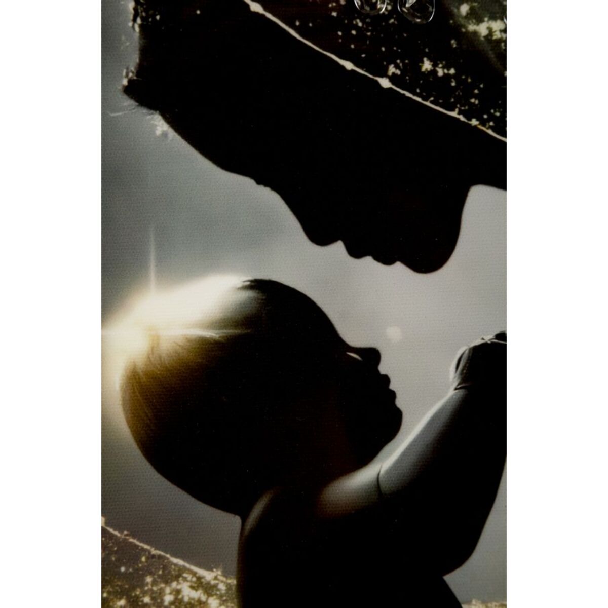 STAMPA DECORATA SU TELA LACCATA C/CORNICE MATERNITY -A- CM 60X3,5
X90