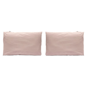 2 Fundas de almohada 100% algodón fresa 50x75 cm