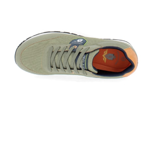 Armata di Mare Scarpe Uomo Sneakers Casual Stringate con Soletta Rimovibile in Memory Foam AMU P22N101 Khaki
