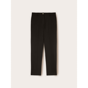 Motivi - Pantalones chino en tejido de sarga - Negro