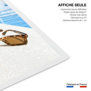 Poster lunette au bord de l'eau Affiche seule