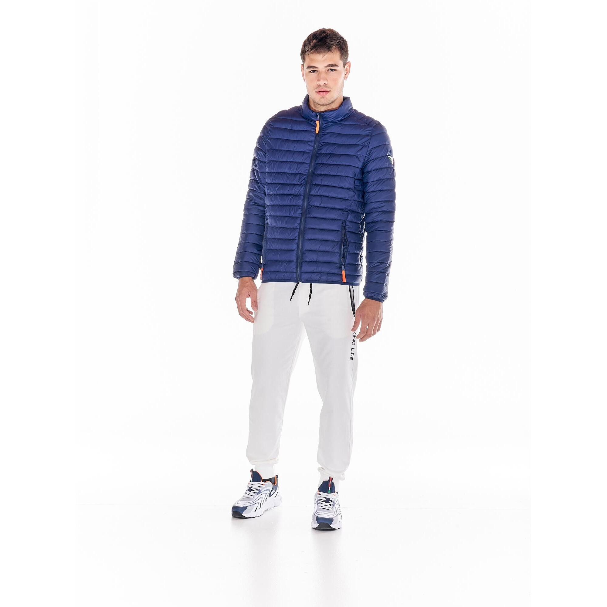 Chaqueta básica con cremallera para hombre.