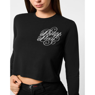 PHILIPP PLEIN Camiseta Cuello Redondo Ls SIGNATURE