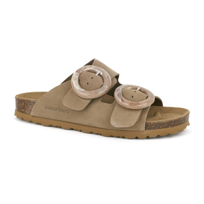 SANDALIA FORMENTERA BABUNKERS MARRON