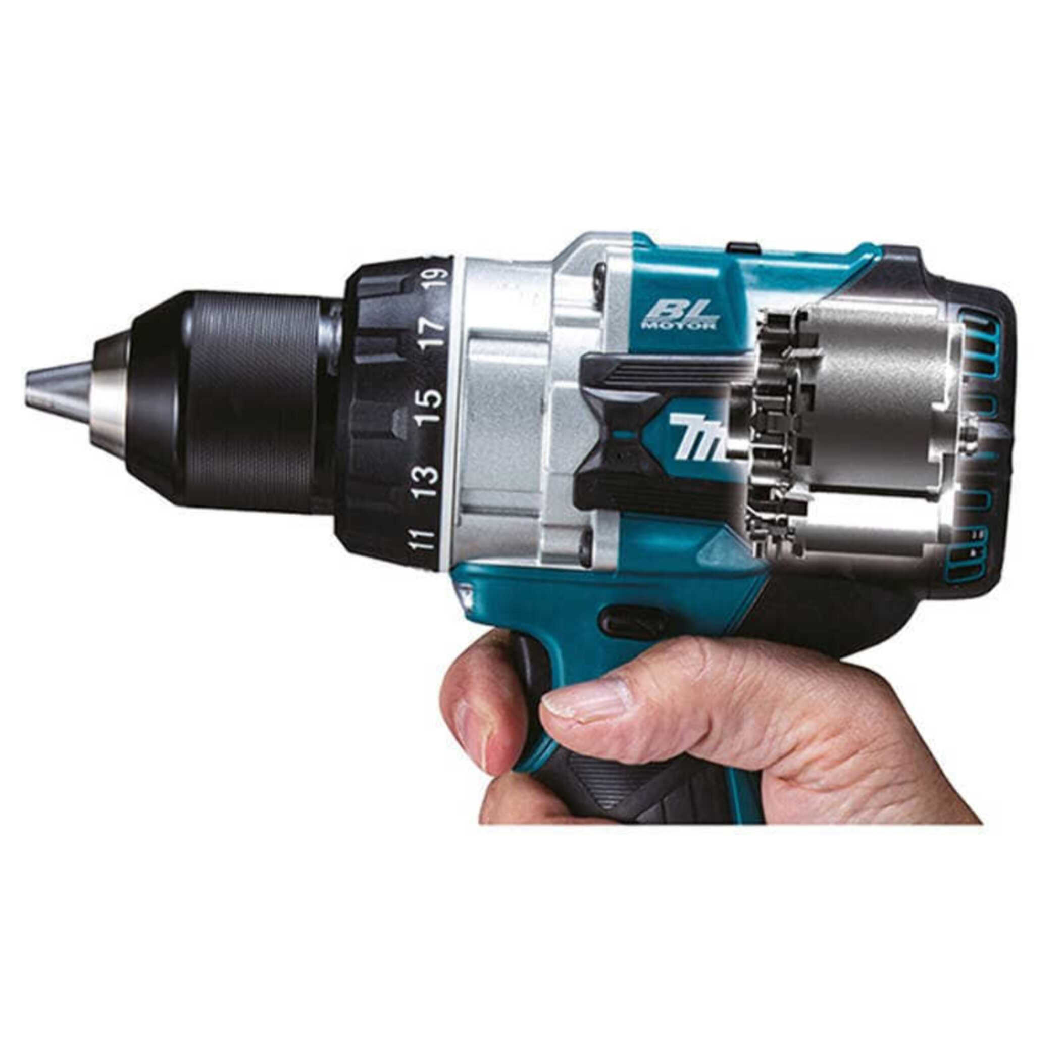 Perceuse visseuse BL 130Nm 18V - MAKITA - sans batterie - MakPac- DDF486ZJ