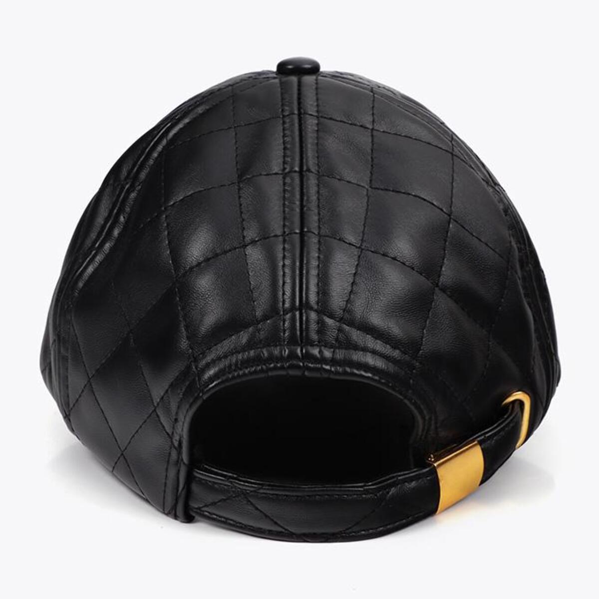 Visiera effetto pelle