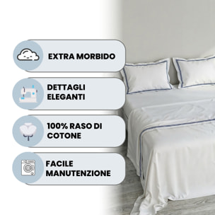 COMPLETO LETTO RASO VENERE MATRIMONIALE MAXI