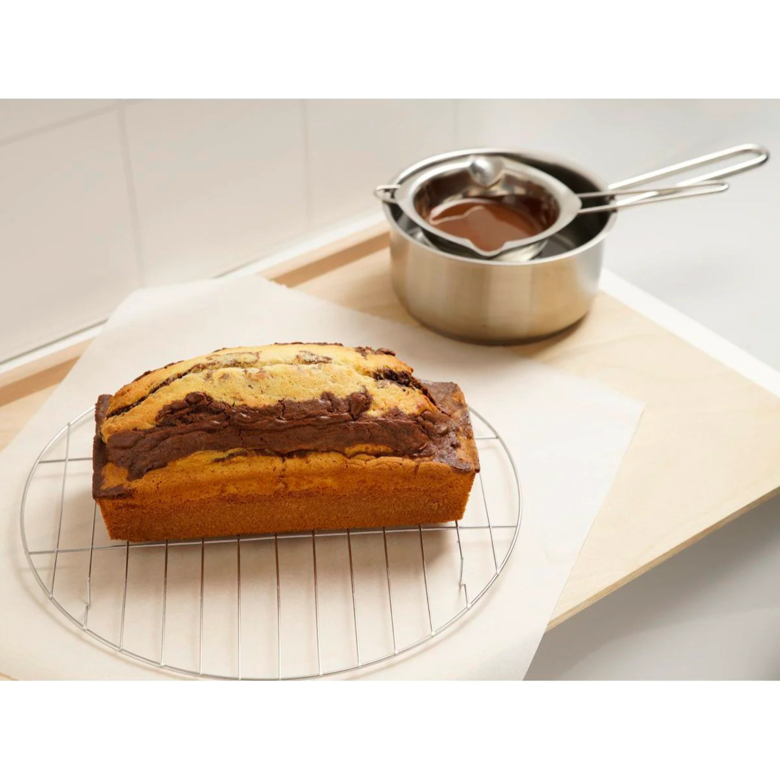 Ensemble de 2 Services à bain marie 26 cm pour chocolat Zenker