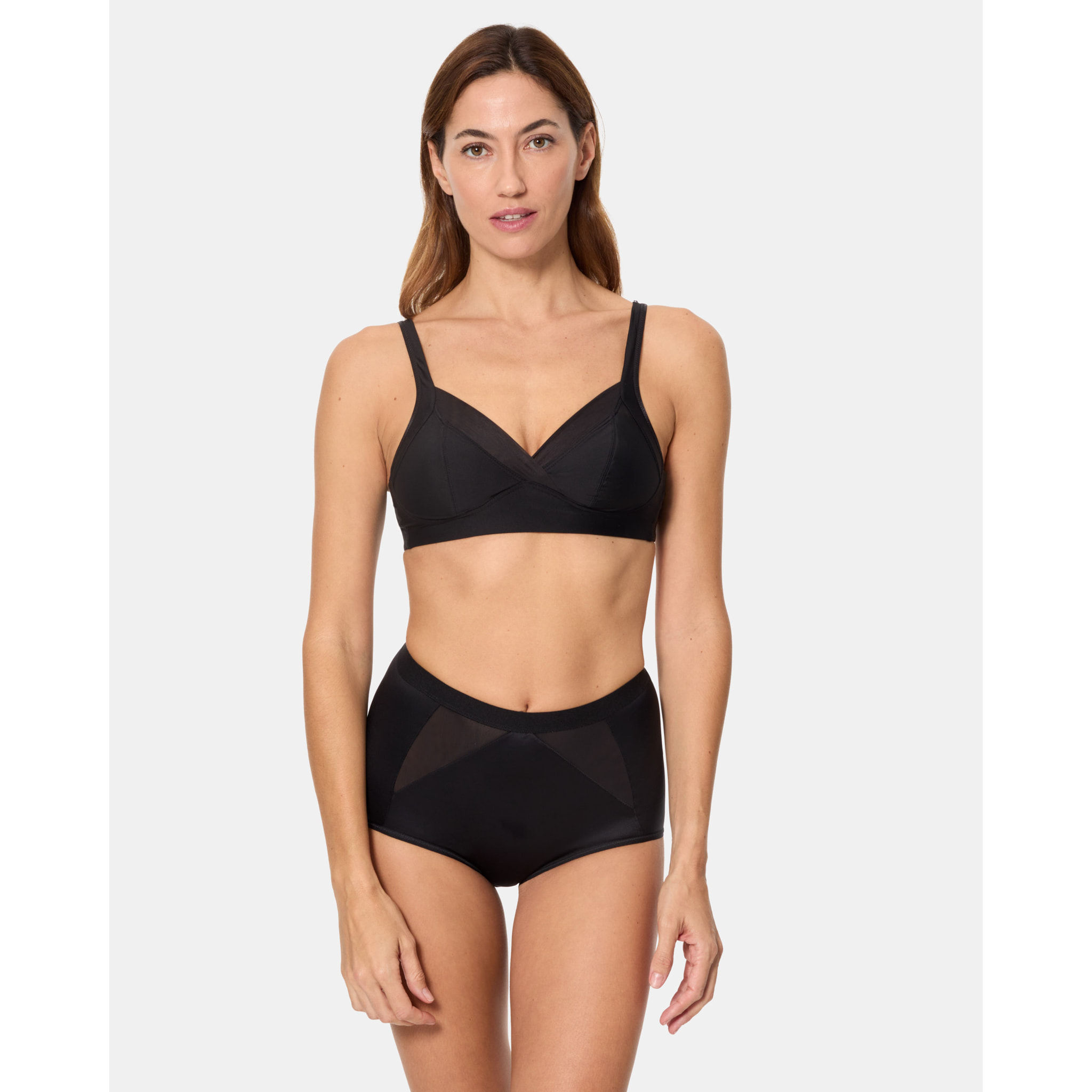 Sujetador sin aros de capacidad con encaje