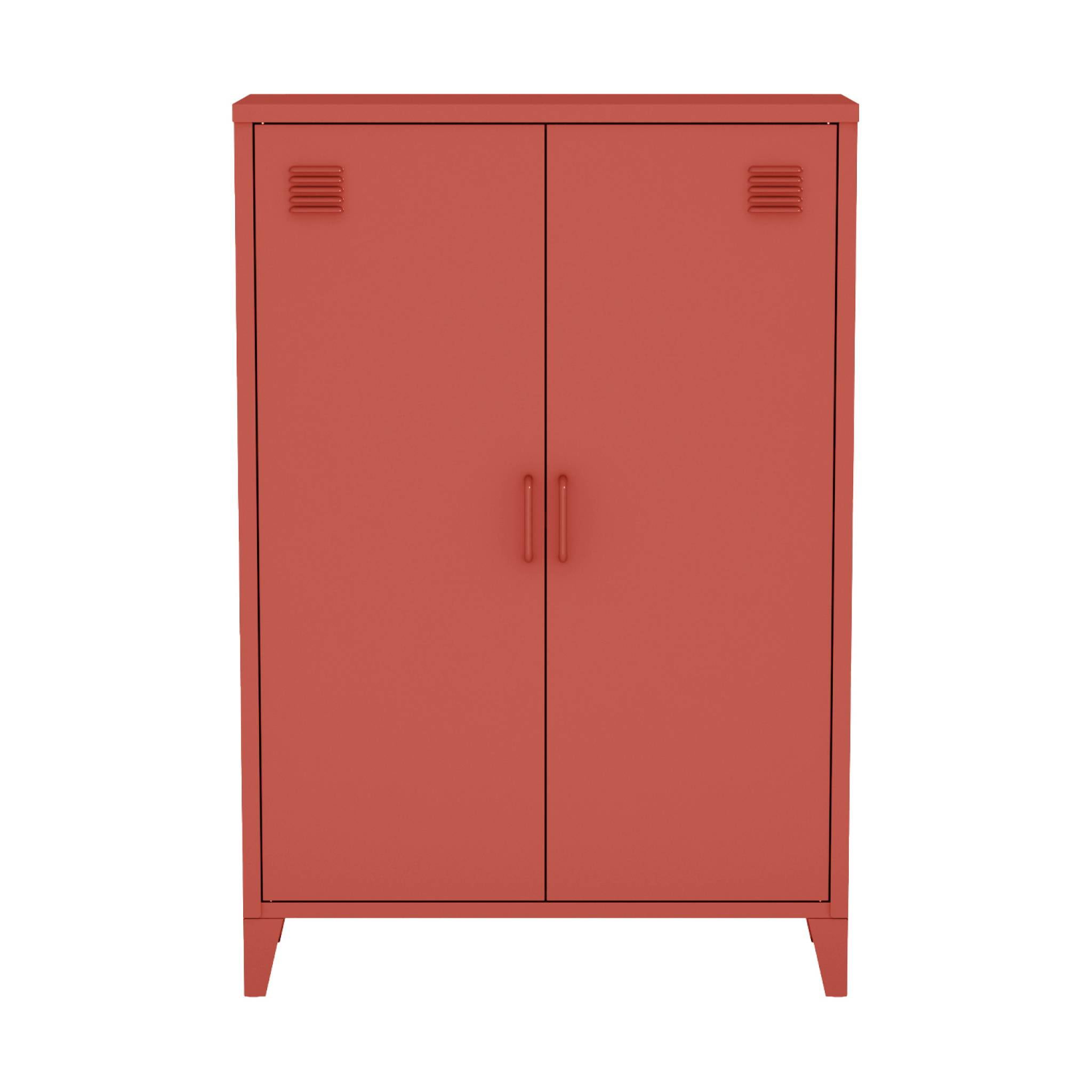 Commode/armoire métal 2 portes (lot de 2) SOHO
