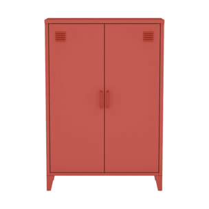 Commode/armoire métal 2 portes (lot de 2) SOHO