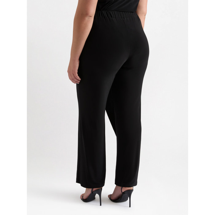 Fiorella Rubino - Pantalón pareo de punto - Negro
