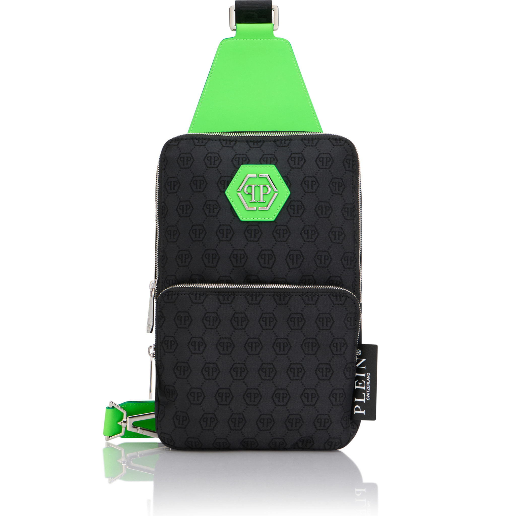 PHILIPP PLEIN Cross Body Bag Jacquard Monogram