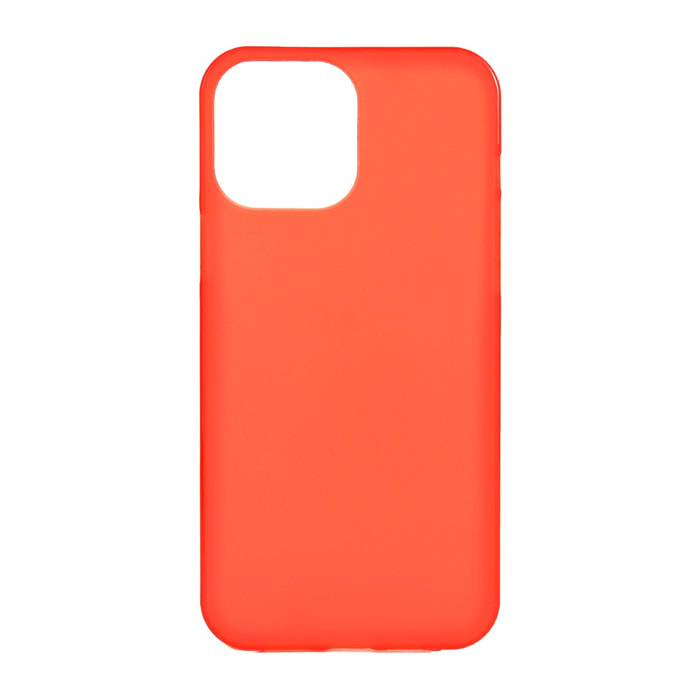 Custodia in silicone per iPhone 13 Pro Max. Finitura opaca semi trasparente con bordi lucidi.