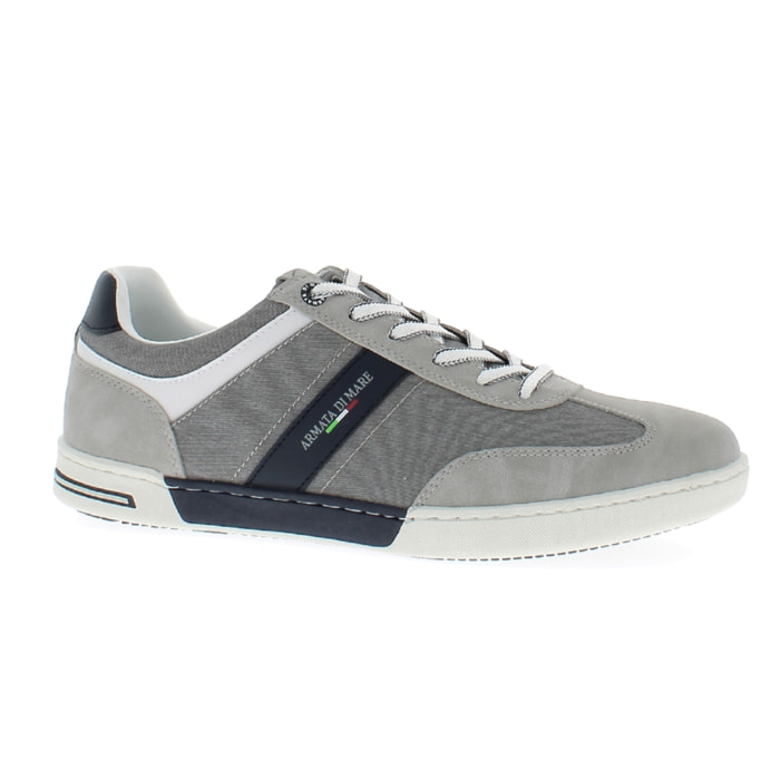 Armata di Mare Scarpe Uomo Sneakers Casual Stringate con Soletta Rimovibile in Memory Foam AMU S24M528 Grey