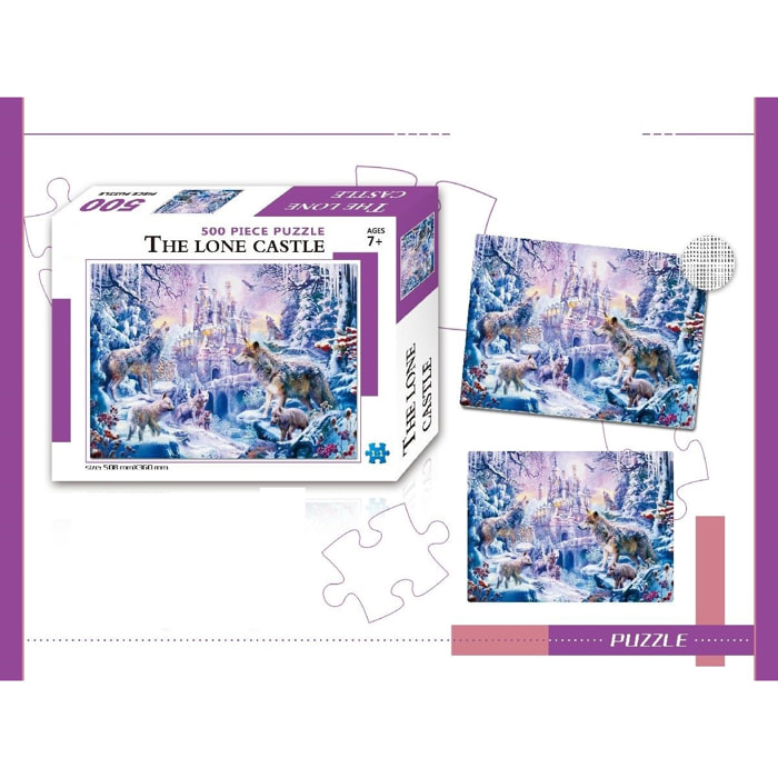 PUZLE DE 500 PIEZAS: EL CASTILLO SOLITARIO