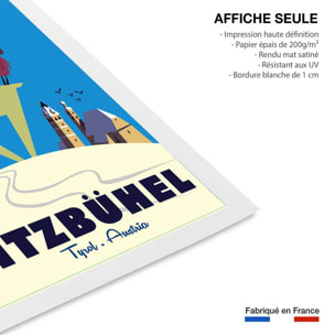 Poster de bisous de kitzbuhl Affiche seule