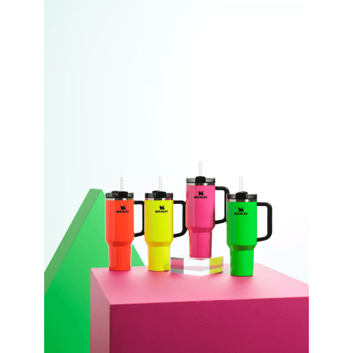 Botella de agua Isotermica - 1,18L - QUENCHER® H2.O FLOWSTATE™ TUMBLER - Neon Yellow